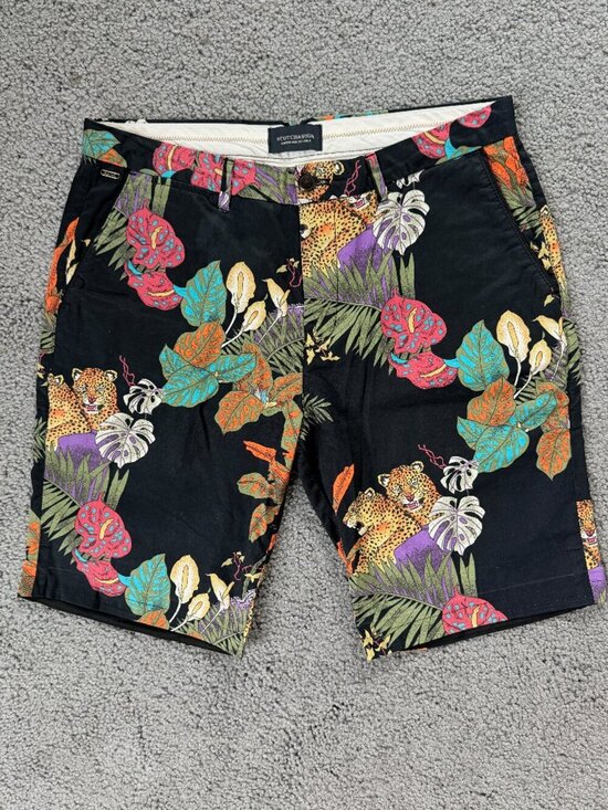 Scotch & Soda Other - Scotch & Soda Multicolor Tropical Leopard Shorts -Men's Size W 31 - Excel. Cond.